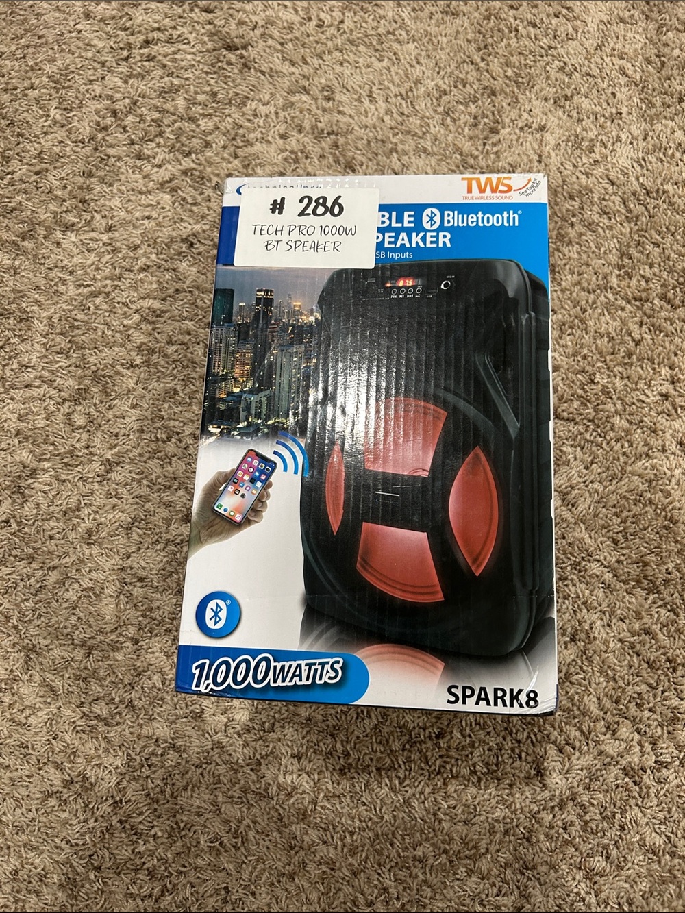 Technical pro Spark8 Bluetooth Speaker - black